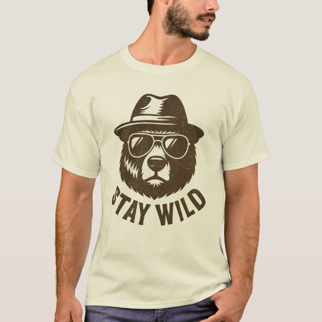 Personaje de caricatura en camiseta estilo grunge  (Anverso)