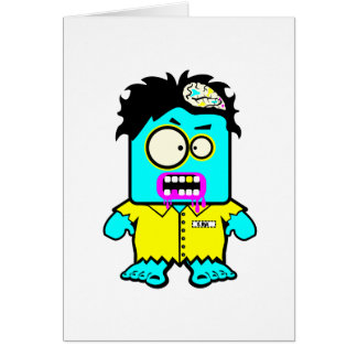 personaje de dibujos animados zombie smyk tonto