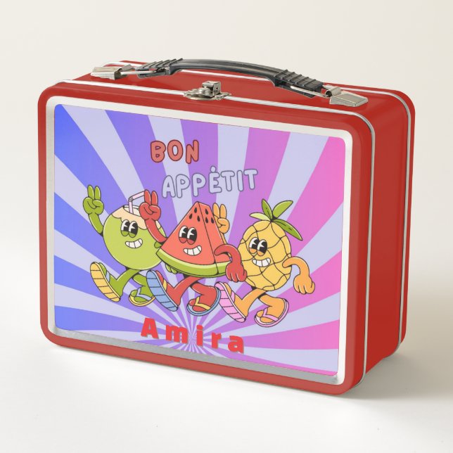 Personaje de Frutas de Verano Estilo Retro - Amant (Anverso)