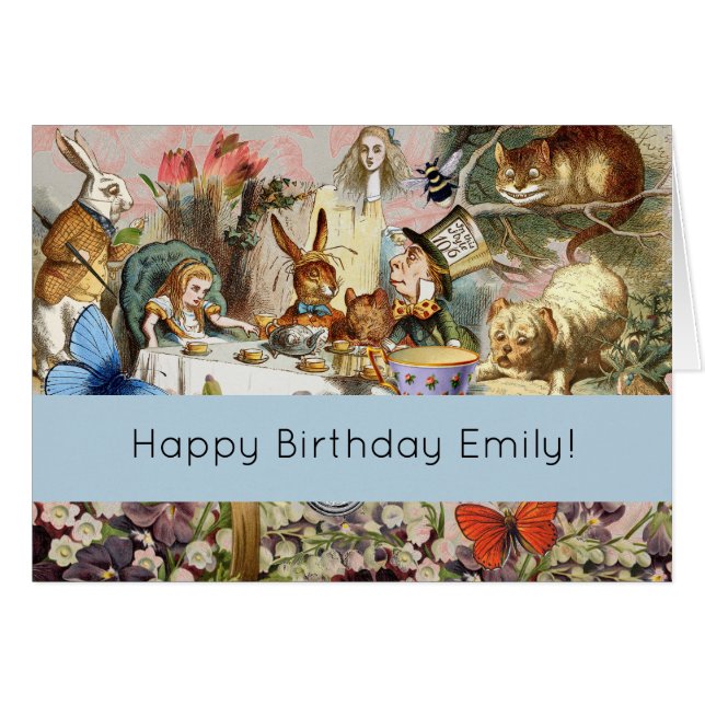 Personajes de Alice in Wonderland tea fiesta (Anverso (Horizontal))