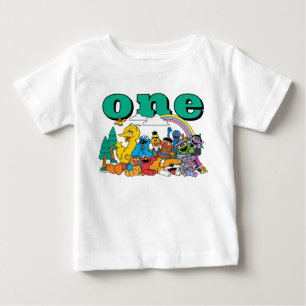 Personajes de Sesame Street Camiseta de bebé en su