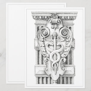PERSONAL CADUCEO 6.5x8.75 Tarjeta Plana