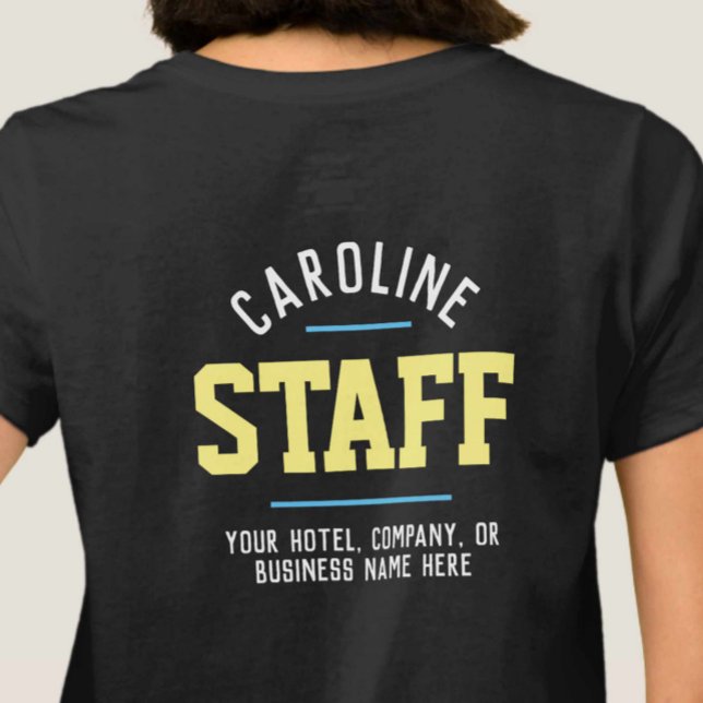 Personal De Hospitalidad Con Camiseta Impresa A Am (Subido por el creador)