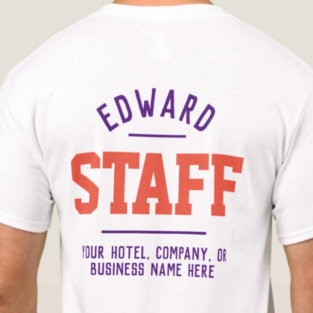 Personal De Hospitalidad Con Camiseta Impresa A Am (Subido por el creador)