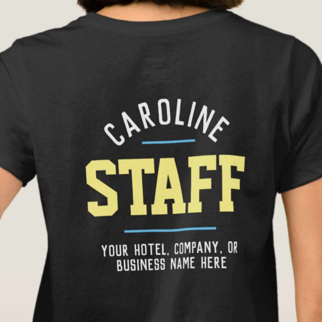 Personal De Hospitalidad Con Camiseta Impresa A Am (Subido por el creador)