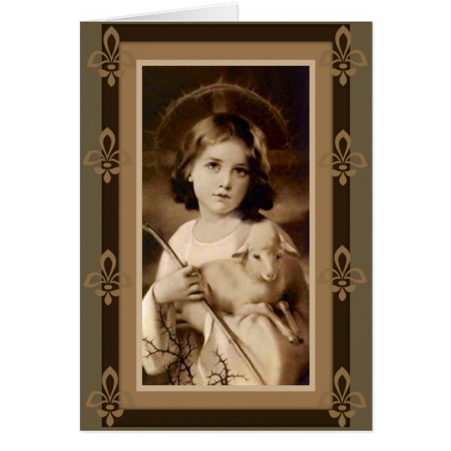 Personal del cordero del muchacho del niño del (Frente)