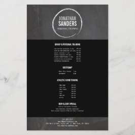 PERSONAL TRAINER SKETCH LOGO Flyer