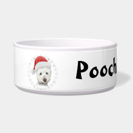 Personalice el cuenco del arte del perro de Westie
