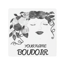 Personalice el letrero de Boudoir Arte Pared Metal