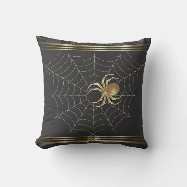 Personalice esta almohada de decoración de araña d (Anverso)