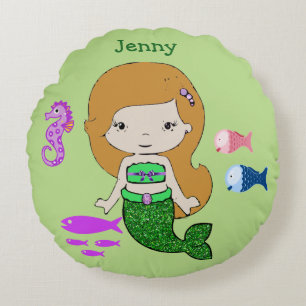 Personalice esta almohada de sirena