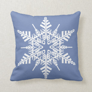 Personalice esta almohada del copo de nieve