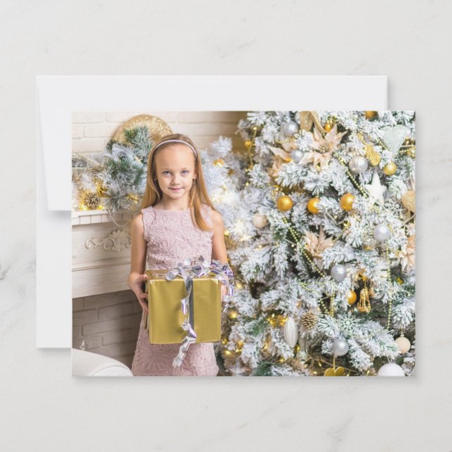 Personalice esta tarjeta de Navidades de Oro, Boni (Anverso)
