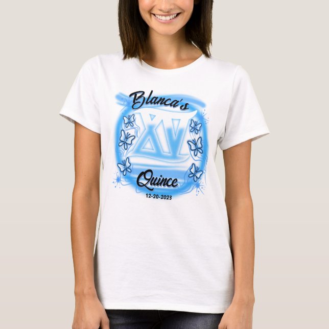 Personalice este aerógrafo número 3 de camiseta de (Anverso)