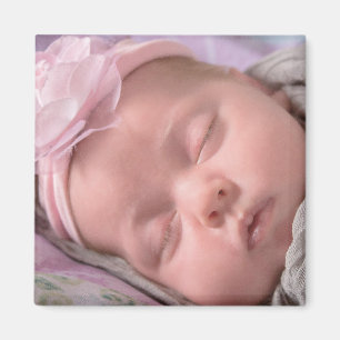 Personalice este imán bonito de la foto del bebé