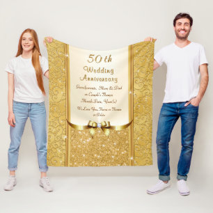 Personalice la 50.a manta del tiro del aniversario