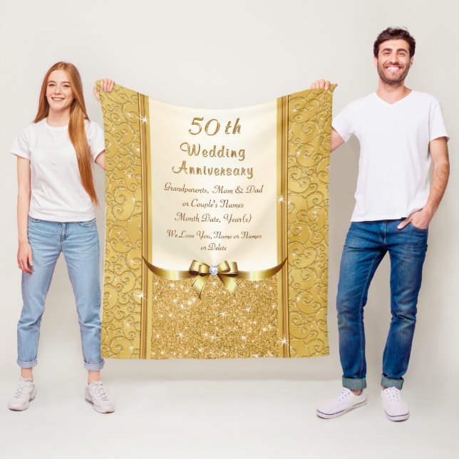 Personalice la 50.a manta del tiro del aniversario (In situ)