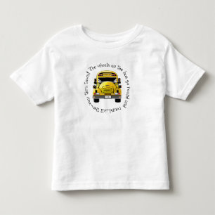 Personalice la camisa conocida del autobús escola