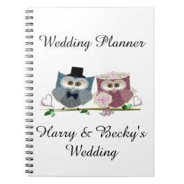 Personalice la libreta del planificador de la boda