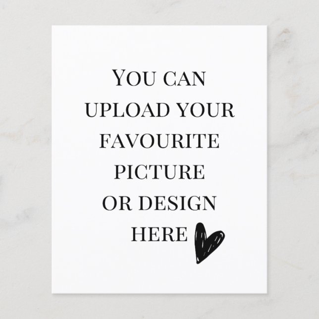 Personalice la tarjeta de gabinete de 4,5" x 5,6"  (Anverso)