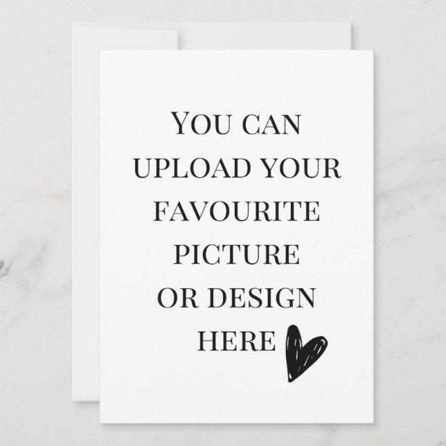 Personalice la tarjeta de gabinete de 5,5" x 7,5"  (Anverso)