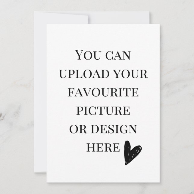 Personalice la tarjeta de gabinete de 5" x 7" (Anverso)