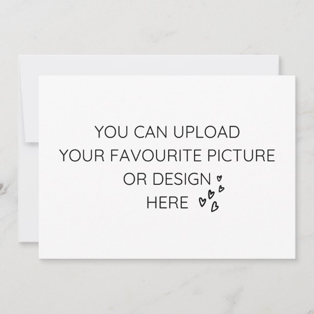 Personalice la tarjeta de gabinete de 5" x 7" (Anverso)