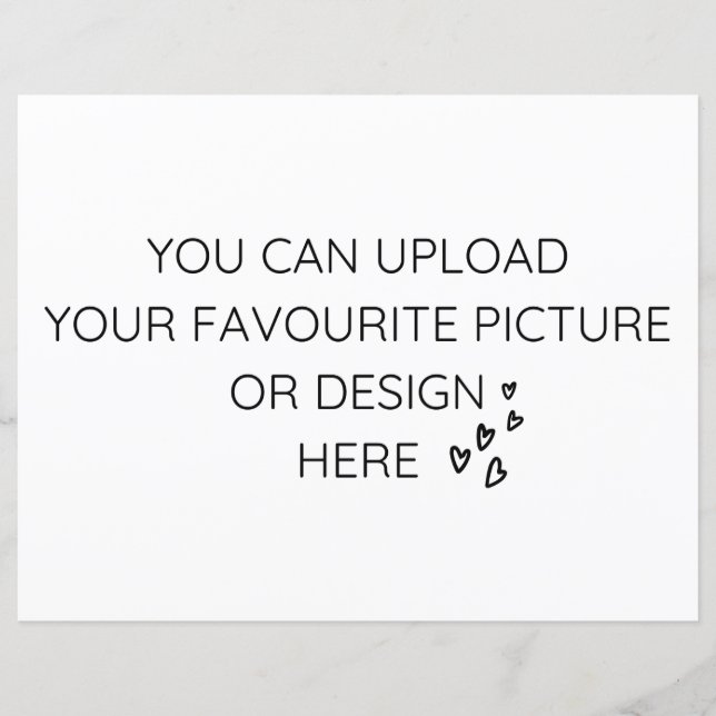 Personalice la tarjeta de gabinete de 8,5" x 11"-  (Anverso)