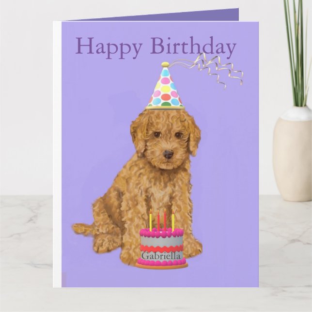 Personalice la tarjeta "Happy Birthday" (Anverso)