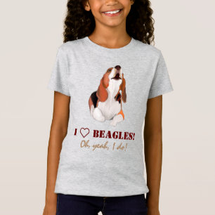 Personalice me encantan las camisetas de Beagles