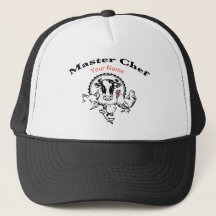 Personalice su nombre gorra maestro chef
