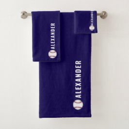Personalised 3-Piece Sports Towel & Flannel Set | 