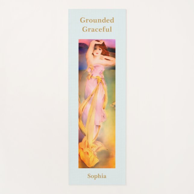 Personalised Yoga Mat | Grounded Graceful Goddess  (Anverso)