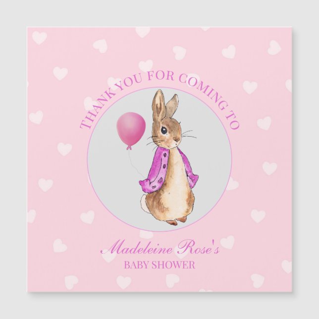 Personaliza a Peter el conejo Gracias (Anverso)