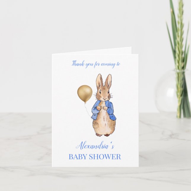 Personaliza a Peter the Rabbit Gracias (Anverso)