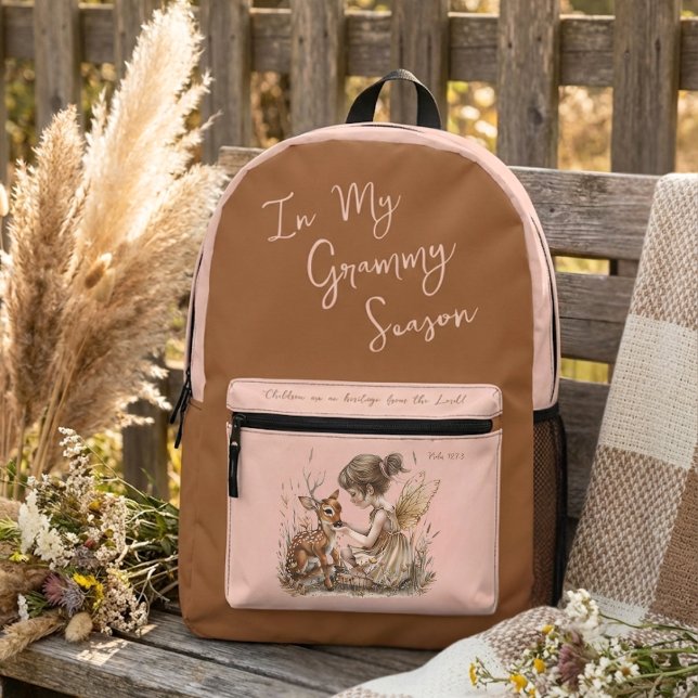 Personaliza Abuela Nombre Bosque Bolso de Pañales (Subido por el creador)