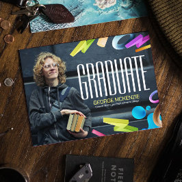 Personaliza anuncio de graduación elegante