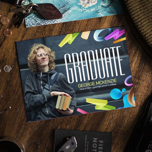 Personaliza anuncio de graduación elegante (Subido por el creador)