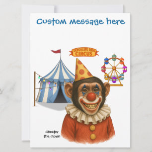 Personaliza: Chester el payaso chimpancé