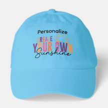 Personaliza Crea Tu Propio Sombrero Truckers Sunsh