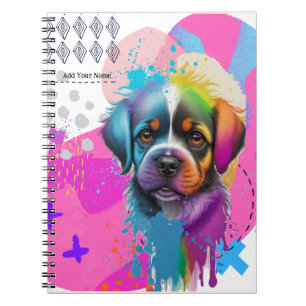 PERSONALIZA: Cuaderno de perrito lindo
