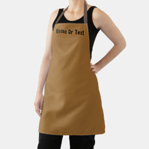 Personaliza Delantal De Chef Cocinero Brown Artesa