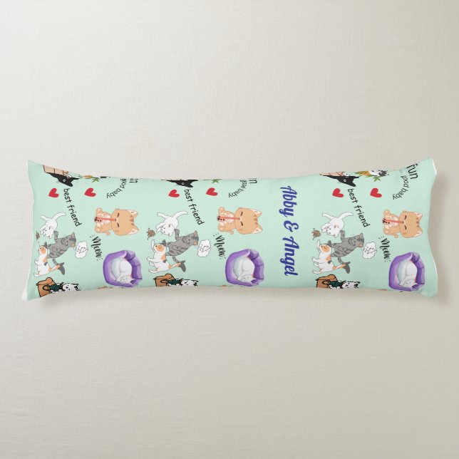 Personaliza el almohada del cuerpo del niño Doggie (Anverso)