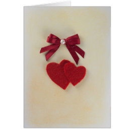 Personaliza el corazón rojo y el lazo del Día de S