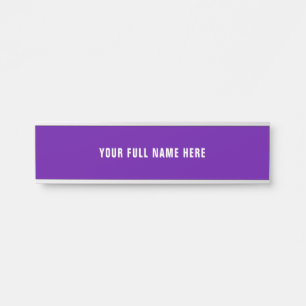Personaliza el letrero de tu nombre para la puerta