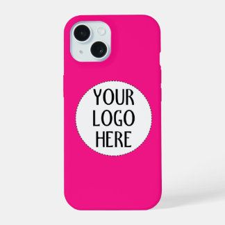 Personaliza el logotipo de tu empresa en rosa fucs
