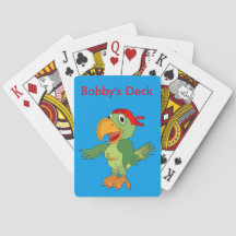 Personaliza el nombre Pirate juego de cartas para