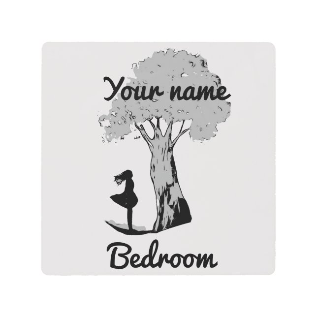 Personaliza el símbolo de arte Metalizado de pared (Anverso)