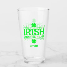 Personaliza, Equipo de Bebida Irlandés, Afortunado