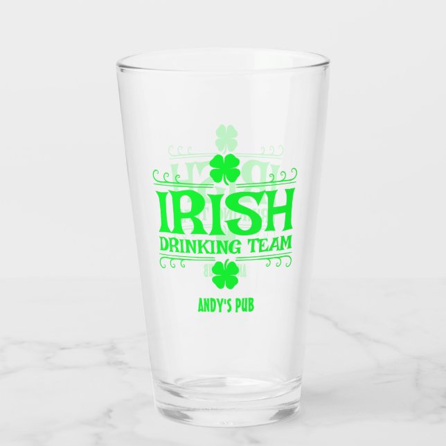 Personaliza, Equipo de Bebida Irlandés, Afortunado (Reverso)